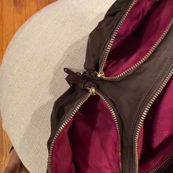 MZ Wallace Brown Bag with Gold Zipper - Picture 7 of 9